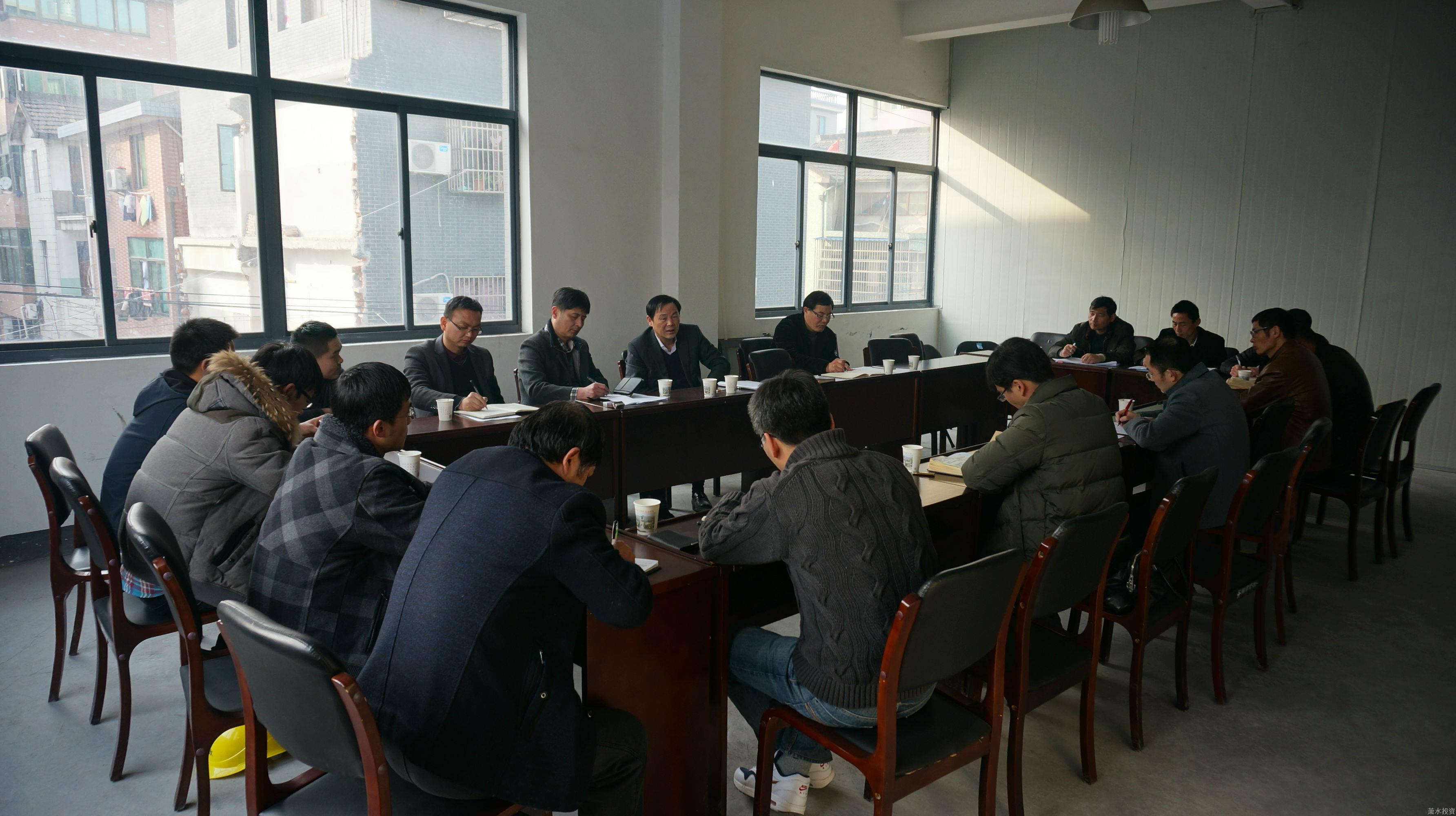 集团向导赴投资公司峰会包管工程项目检查指导事情-向导眷注-杭州萧山水务投资生长有限公司