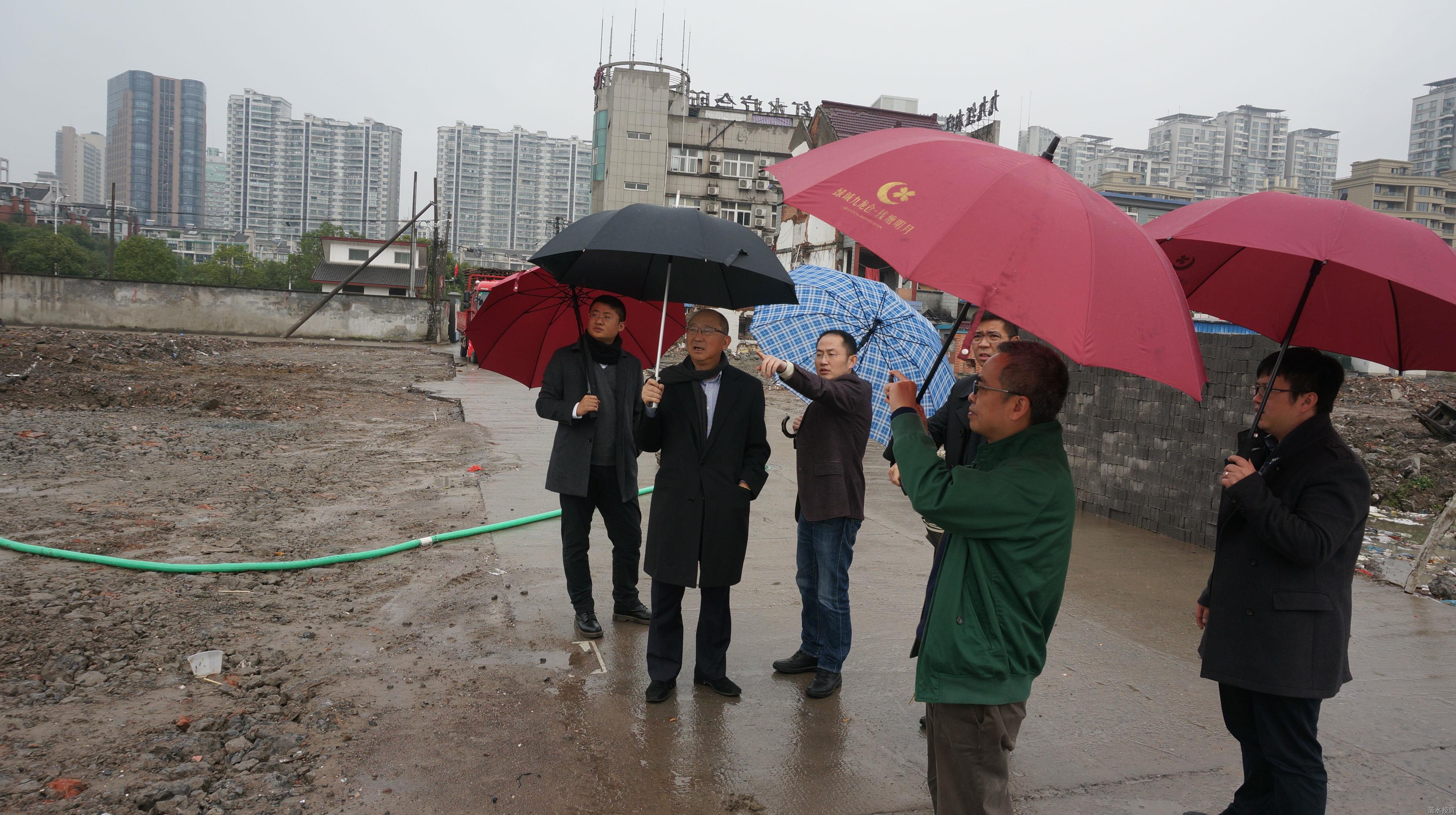 九龙仓房产公司考察北干街道城中村刷新地块-土地谋划-杭州萧山水务投资生长有限公司