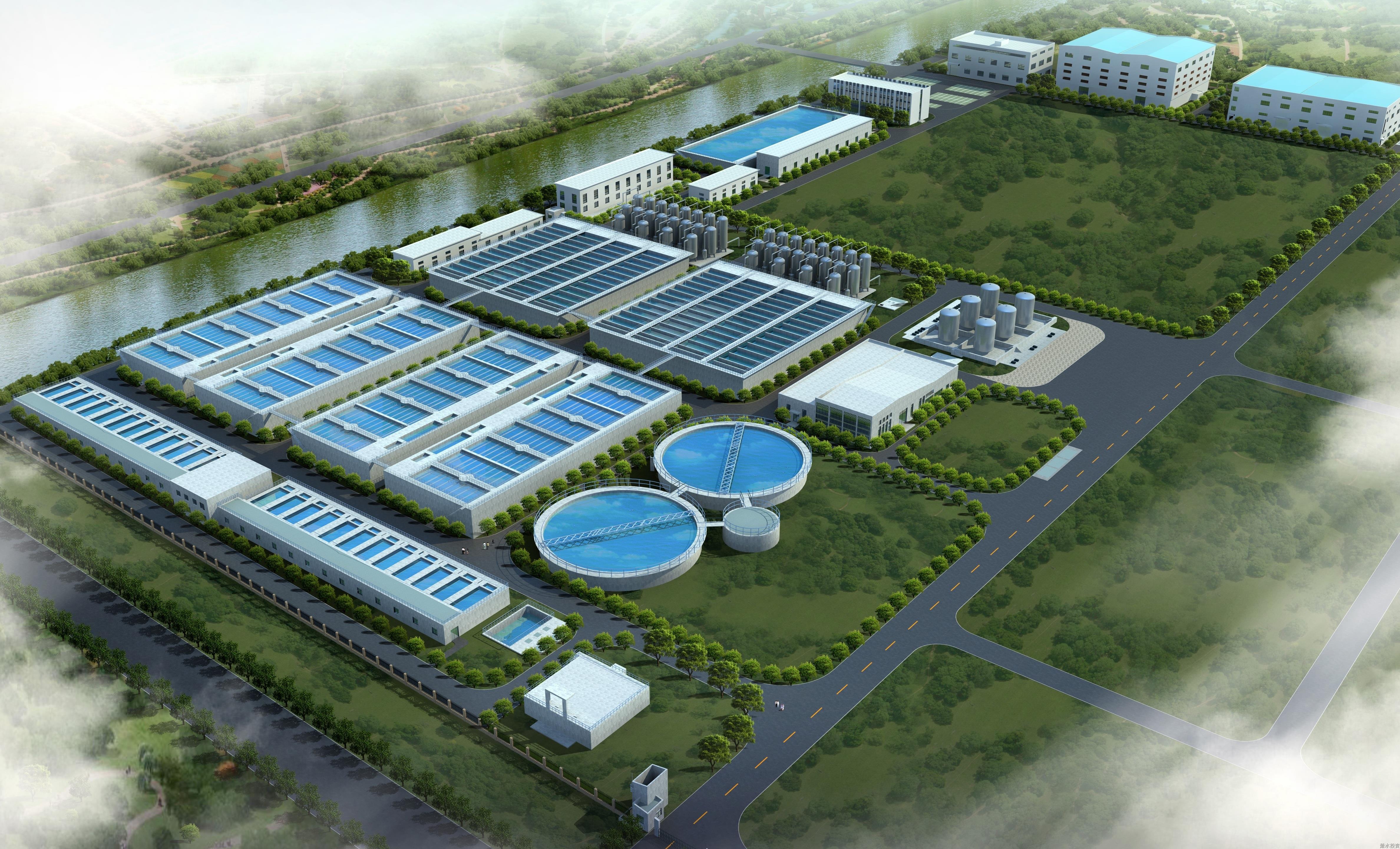 临江污水处置惩罚厂扩建及提标刷新工程-工程设计-杭州萧山水务投资生长有限公司