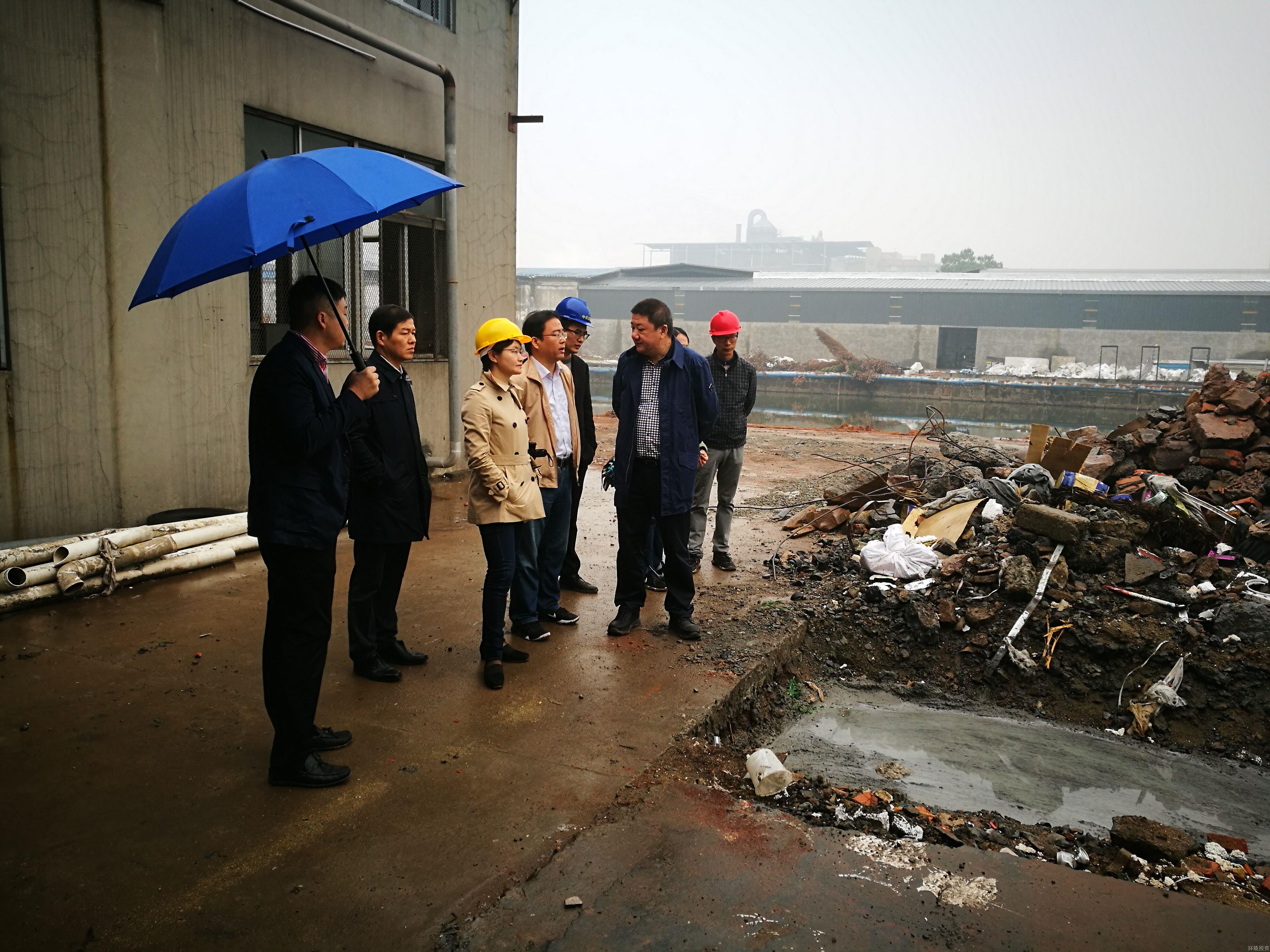 副区长方军实地调研官河（衙前段）工程希望-EPC总承包-杭州萧山水务投资生长有限公司