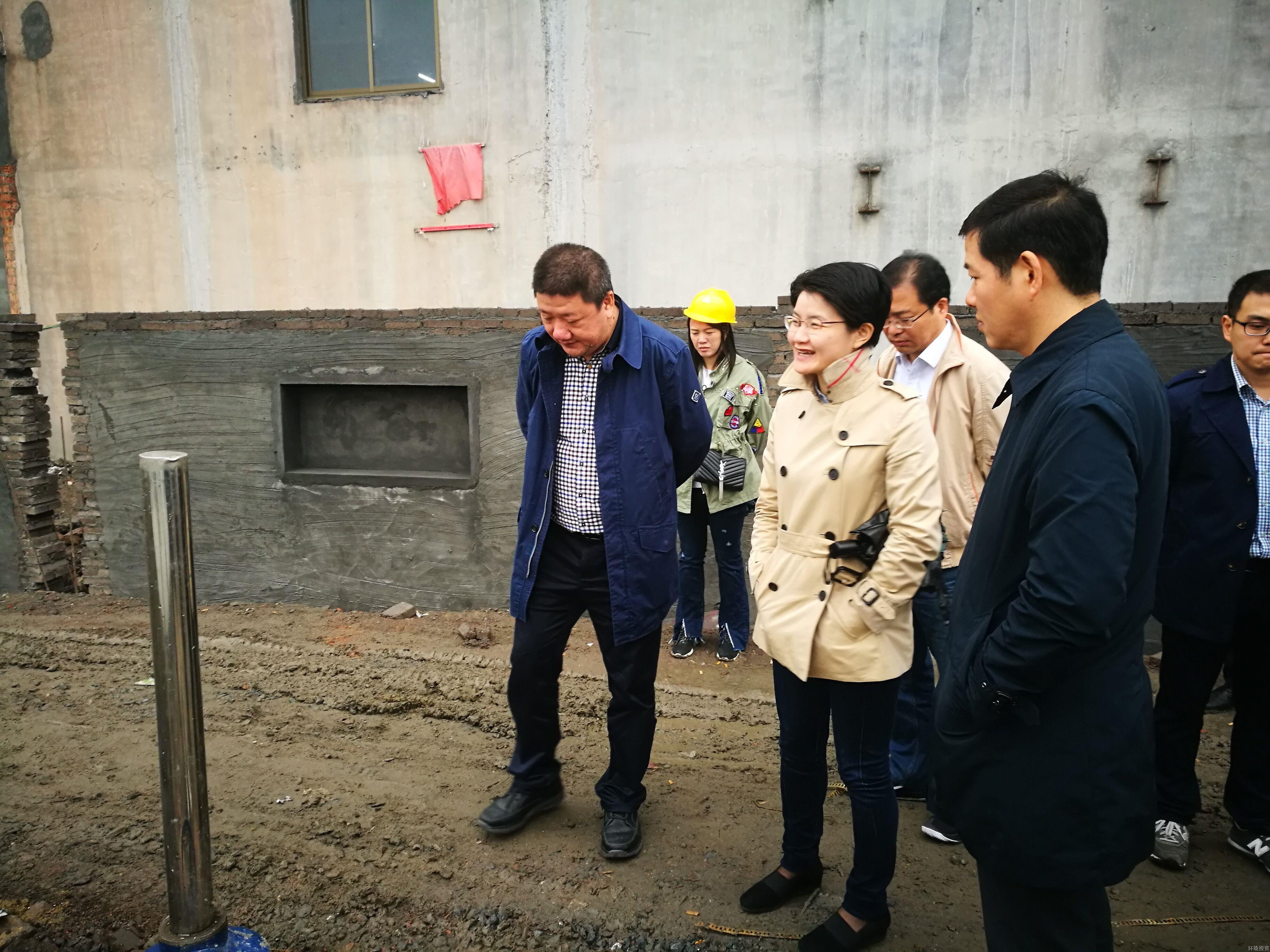 副区长方军实地调研官河（衙前段）工程希望-EPC总承包-杭州萧山水务投资生长有限公司