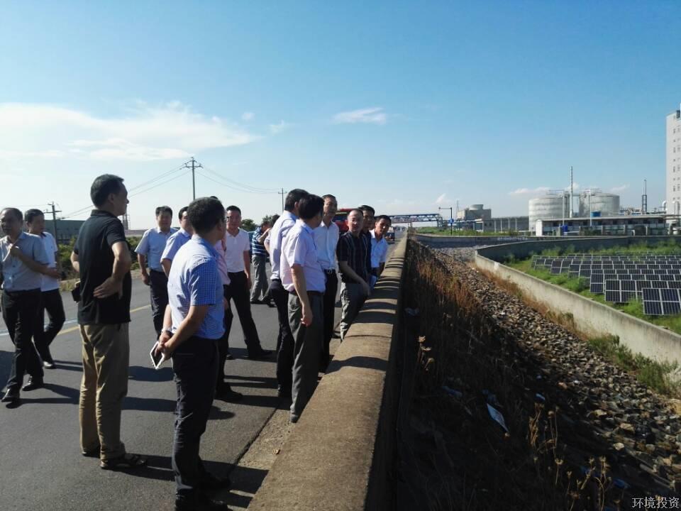 缪承潮副市长实地调研临江循环经济（静脉）工业园妄想建设事情-环保能源-杭州萧山水务投资生长有限公司