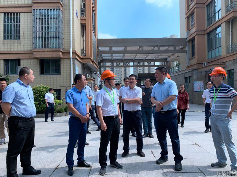 副区长方军一行考察公司“污水零直排”施工现场-向导眷注-杭州萧山水务投资生长有限公司