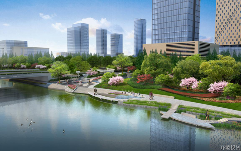 钱江世纪城水情形综合治理项目——河流景观提升工程-工程总承包-杭州萧山水务投资生长有限公司