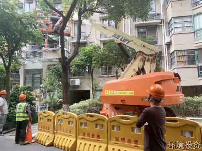 投资公司开展高空作业应抢救援演练运动-公司新闻-杭州萧山水务投资生长有限公司