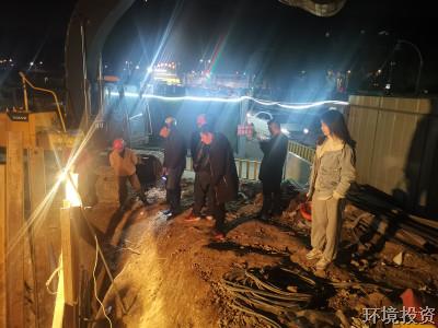 通宵达旦战割接，，，，打好节前“收官战”——投资公司顺遂完成风情大道&#65288;金城路-湘湖路&#65289;DN1400原水管工程割接使命-项目治理-杭州萧山水务投资生长有限公司
