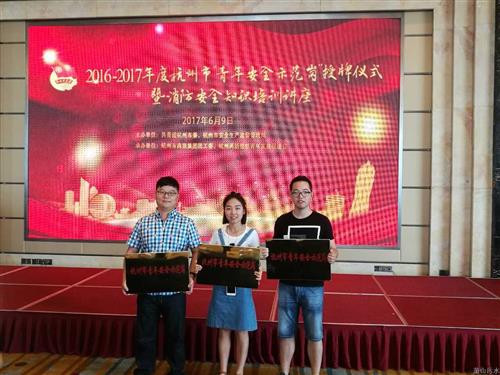钱江污水厂化验室荣膺2016-2017年度杭州市青年清静树模岗 - 77779193永利官网新闻 - 杭州萧山情形集团有限公司