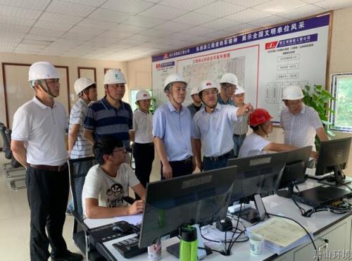 市建委副主任江小军调研江南线项目建设情形 - 77779193永利官网新闻 - 杭州萧山情形集团有限公司