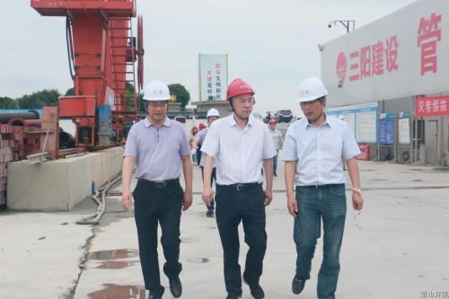 杭州市建委副主任江小军一行到江南线项目调研 - 77779193永利官网新闻 - 杭州萧山情形集团有限公司