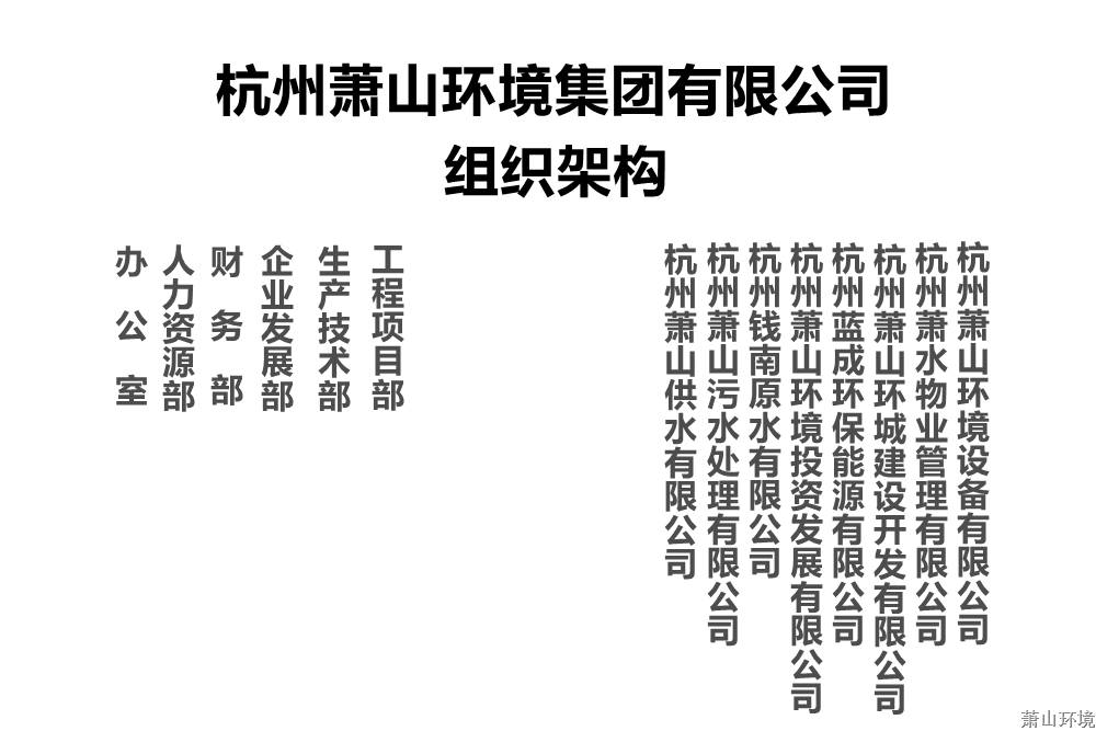 杭州萧山情形集团有限公司组织架构 - 组织机构 - 杭州萧山情形集团有限公司