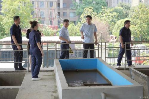 萧山情形集团党委书记、董事长胡妙生实地检查自来水厂、项目工地 - 77779193永利官网新闻 - 杭州萧山情形集团有限公司