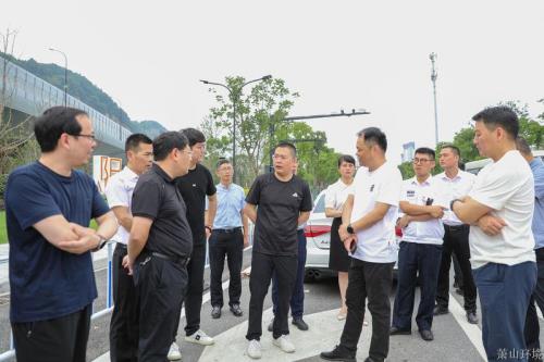副区长李国平调研集团萧彩街通车准备事情 - 77779193永利官网新闻 - 杭州萧山情形集团有限公司